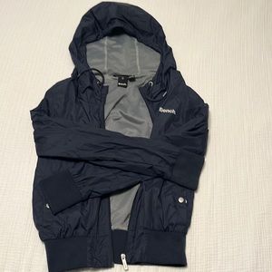 Benche baby blue spring rain bomber coat